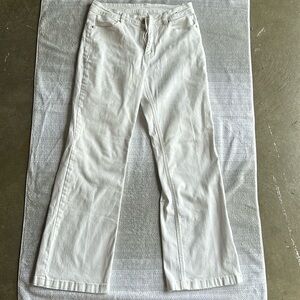 High waisted wide leg pants